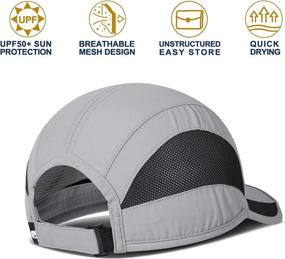 img 3 attached to 🧢 GADIEMKENSD Quick-Dry Outdoor Sports Cap Sun Hat for Adults Women and Men (7-7 1/2)