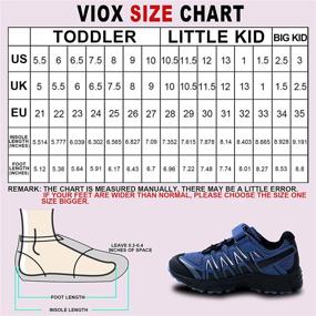 img 3 attached to 👟 Кроссовки VIOX KIDS: Продуваемая обувь для мальчиков для занятий на открытом воздухе