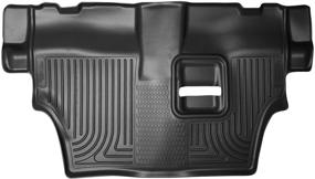 img 4 attached to 🚗 Husky Liners 19051 Weatherbeater 3rd Seat Floor Mat for 2011-19 Dodge Durango, Black - Perfect Fit for 2nd Row Bench Seat and 3rd Row Seat