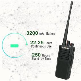 img 1 attached to 🔋 Retevis RT29: Long Range High Power Walkie Talkies for Heavy Duty Communication (6 Pack)