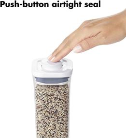 img 1 attached to 🍚 OXO Good Grips POP Container - Airtight Food Storage - 2.7 Qt Rectangle (Pack of 4) Ideal for Storing Rice and More