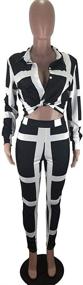 img 3 attached to Remelon Women's Stripe Jumpsuits: Fashionable Outfits for Women's Clothing