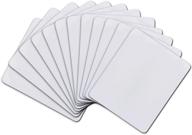 🖱️ 12pcs a-sub sublimation mouse pad blanks - rectangular heat press printable crafts, 24x20x0.2cm, white logo