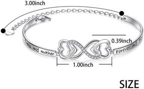 img 2 attached to 💖 Infinity Love Heart Bracelet for Women and Teen Girls – 925 Sterling Silver Jewelry