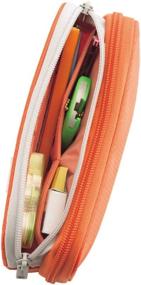 img 1 attached to 📚 Green LIHITLAB Double Pen Case - 3.3 x 6.9 Inches (A7660-7)