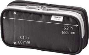 img 2 attached to 📚 Green LIHITLAB Double Pen Case - 3.3 x 6.9 Inches (A7660-7)