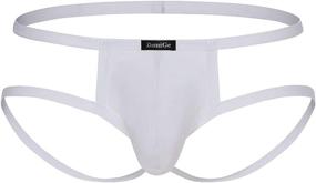 img 4 attached to ZEGOO Men's Open Back Jockstrap - Enhancing Buttock Bulge Pouch Underwear