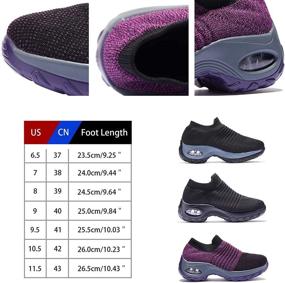 img 3 attached to Muleug Women's Walking Shoes: Stylish Sneakers for Women