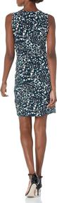 img 3 attached to 👗 Lark & Ro Women's Sleeveless Wrap Dress with Gathered Skirt - Standard Fit