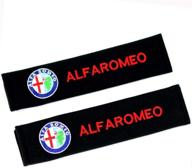 🚗 lexus car seat belt covers embroidered badge adults and children shoulder pads opening acrylic 2 pack (alfa romeo) logo