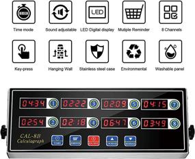 img 2 attached to BIZOEPRO Commercial Restaurant Stainless Calculagraph