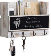 mygift whitewashed wall mounted holder chalkboard логотип