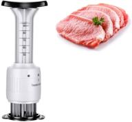 🔪 enhance flavor, tenderize with precision: multi-function meat tenderizer tool & injector for ultimate home kitchen marinade, bbq, steak, beef, turkey, chicken, pork logo