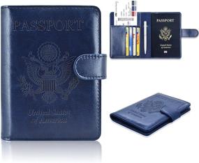 img 4 attached to Passport ACdream Protective Premium Blocking Travel Accessories for Passport Covers