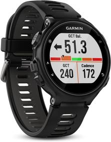 img 1 attached to 🏃 Garmin Forerunner 735XT Мультиспортивные GPS-часы для бега с монитором сердечного ритма, черный/серый