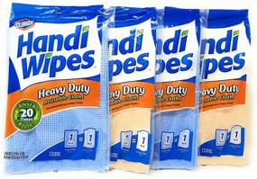 img 3 attached to 🧼 Handi Wipes Heavy Duty Reusable Cloths - Long Lasting Cleaning Solution! Color May Vary - 3 ct - 4 pk