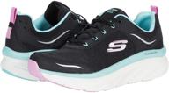 skechers dlux walker groove turquoise logo