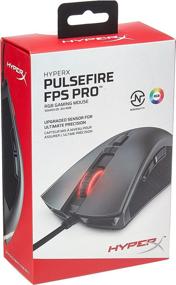 img 2 attached to 💡 HyperX Pulsefire FPS Pro - Gaming Mouse with Software-Controlled RGB Lighting & Macro Customization, Pixart 3389 Sensor Up to 16,000 DPI, 6 Programmable Buttons, and 95g Weight