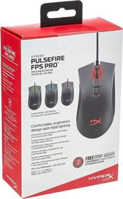 img 1 attached to 💡 Геймерская мышь HyperX Pulsefire FPS Pro с RGB-подсветкой, настраиваемыми макросами и программным управлением, сенсор Pixart 3389 с разрешением до 16 000 DPI, 6 программируемых кнопок и весом 95 г.