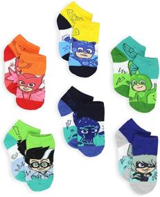 img 4 attached to 🧦 Comfortable PJ Masks 6 Pack Quarter Socks for Boys and Girls