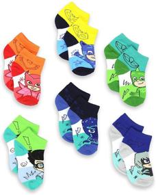 img 2 attached to 🧦 Comfortable PJ Masks 6 Pack Quarter Socks for Boys and Girls