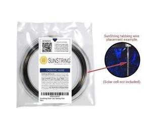 img 1 attached to 🔌 10 ярдов Солнечной Cолнечной Tекультурной проводки "SunString Solar Cell Tabbing Wire