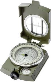 img 4 attached to 🧭 SE Military Lensatic and Prismatic Survival Emergency Compass with Pouch - CC4580