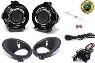 ๐ highly efficient fl7081 fog light bumper lamps set, perfect fit for 2014 2015 camaro - rp remarkable power logo