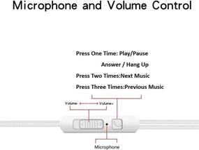 img 3 attached to In Ear Headphones Wired Headphone Metal Stereo Heave Bass Earphones With Micphone Mic With Volume Control (Silvery 2Pairs)