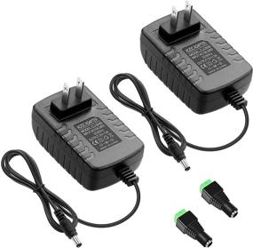 img 4 attached to ALITOVE 5V 3A Power Supply Adapter - 2 Pack | 5.5mm x 2.5mm 2.1mm Plug | 🔌 100V~240V AC to 5V DC | 15W | for WS2812B WS2811 LED Pixel Light CCTV Camera USB-HUB Wireless Router