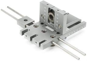 img 4 attached to Thincol Universal Dowel Jig Kit: 3-in-1 Self Centering Doweling Jig with 15mm Side Hole Positioning for Woodworking Jointer and Cabinet Assembly