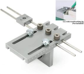 img 3 attached to Thincol Universal Dowel Jig Kit: 3-in-1 Self Centering Doweling Jig with 15mm Side Hole Positioning for Woodworking Jointer and Cabinet Assembly