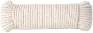 koch industries 1/8 inch by 48 feet natural braided cotton cord: a hank of high-quality craftmanship logo