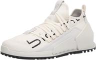 ecco textile sneaker bright white logo