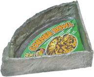🦎 premium small corner bowl for reptiles - zoo med repti rock logo