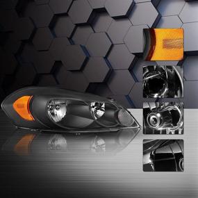 img 1 attached to 🔦 Черный корпус фары, замена для Chevrolet Monte Carlo 2006-2007, Chevrolet Impala 2006-2013 и Chevrolet Impala Limited 2014-2016.