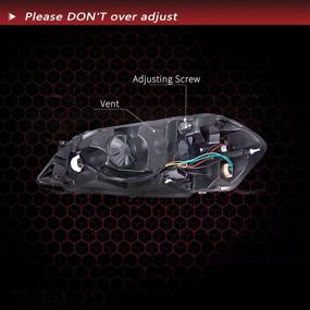 img 2 attached to 🔦 Черный корпус фары, замена для Chevrolet Monte Carlo 2006-2007, Chevrolet Impala 2006-2013 и Chevrolet Impala Limited 2014-2016.