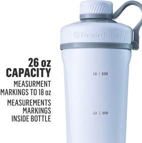 img 3 attached to 🛡️ Insulated Stainless Steel Water Bottle - 26-Ounce BlenderBottle Marvel Radian Shaker Cup with Wire Whisk - Captain America Shield Design