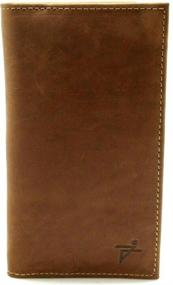 img 1 attached to 👨 Stylish Leather Checkbook Holder Bifold J213LCB for Men – Wallets, Card Cases & Money Organizers at your Fingertips