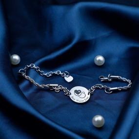 img 2 attached to 🩺 Best Nurse Ever Stethoscope Charm Bracelet - Ideal Gift for Nurses