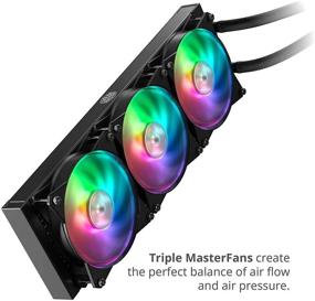 img 3 attached to ❄️ Cooler Master ML360R ARGB Liquid CPU Cooler with 360 Radiator, Dual Chamber Pump - Compatible with AMD Ryzen, Intel LGA1200/1151