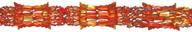 🎉 stunning metallic garland (gold, orange, red) for unforgettable party décor - 1 count (1/pkg) logo