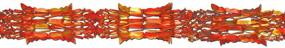 img 1 attached to 🎉 Stunning Metallic Garland (Gold, Orange, Red) for Unforgettable Party Décor - 1 Count (1/Pkg)