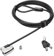 enhanced kensington clicksafe 2.0 keyed cable lock for laptops &amp; other devices (model k64435ww) logo
