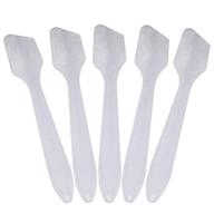 disposable cosmetic spatula spatulas sampling logo