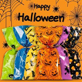 img 2 attached to Whaline 150Pcs Halloween Cellophane Pumpkin