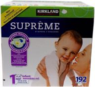 👶 size 1 kirkland diapers - 192 count logo