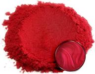 high-quality baku red mica powder pigment (25g) for diy arts, crafts, bath bombs, resin, paint, epoxy, soap making, nail polish, lip balm - eye candy multipurpose additive (25g) logo