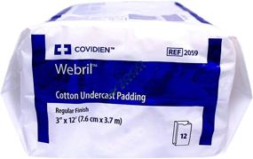 img 1 attached to 🛠️ Casting Supplies Webril 2059: 100% Cotton Undercast Padding - 3" x 4 Yds (12-Pack)