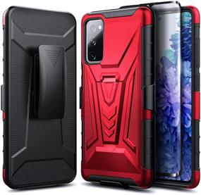 img 4 attached to NZND Case For Samsung Galaxy S20 FE 5G With Tempered Glass Screen Protector (Full Coverage) Cell Phones & Accessories and Cases, Holsters & Clips